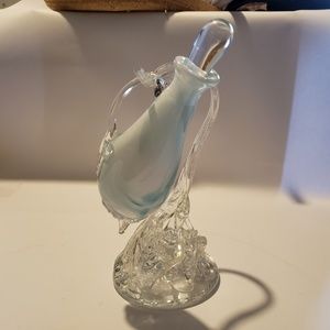Lisa R Rowe Hand blown art glass Perfume bottle